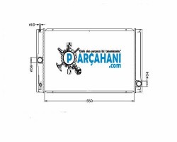 TOYOTA COROLLA SU RADYATÖRÜ 2007 - 2012 DİZEL