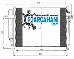 HYUNDAİ GETZ KLİMA RADYATÖRÜ 2006 - 2010