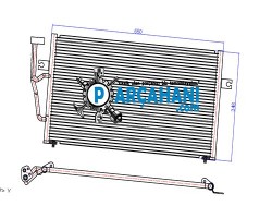 MİTSUBİSHİ CARİSMA KLİMA RADYATÖRÜ 1996 - 2000
