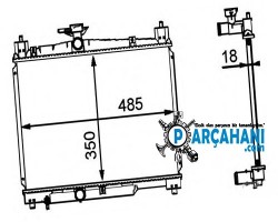 TOYOTA YARİS SU RADYATÖR 1999 - 2001