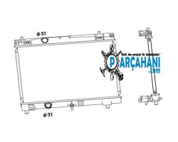 TOYOTA YARİS SU RADYATÖR 2006 - 2010