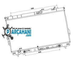 HYUNDAİ SANTAFE SU RADYATÖRÜ 2001 - 2005 / 25310-26480