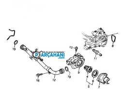 HONDA ACCORD TERMOSTAT YUVASI 1990 - 1993