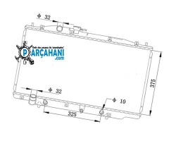 HONDA ACCORD SU RADYATÖRÜ 2003 - 2008 OTOMATİK