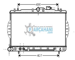 HYUNDAİ ACCENT SU RADYATÖRÜ OTOMATİK 1995 - 2000