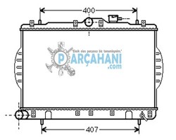 HYUNDAİ ACCENT SU RADYATÖRÜ 1995 - 2000