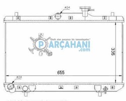 HYUNDAİ ACCENT SU RADYATÖRÜ 2002 - 2006