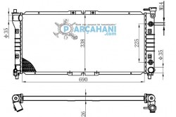 MAZDA 626 SU RADYATÖRÜ OTOMATİK 1998 - 2001 / FS20-15-200