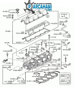 MAZDA B2500 SİLİNDİR KAPAK CONTASI 1996 - 1999