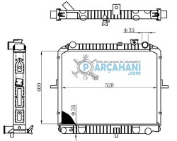 KİA BONGO SU RADYATÖRÜ 2002 - 2005