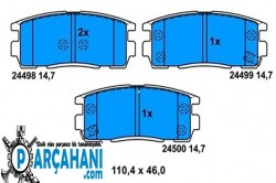 CHEVROLET CAPTİVA BALATA ARKA 2006 - 2012