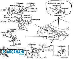 MİTSUBİSHİ CARİSMA ŞANZIMAN TAKOZU 1996 - 2000