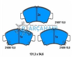 HONDA CİTY BALATA ÖN 2006 - 2008 / 06450-S2G-000