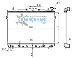HYUNDAİ ELANTRA SU RADYATÖRÜ OTOMATİK 1996 - 1998