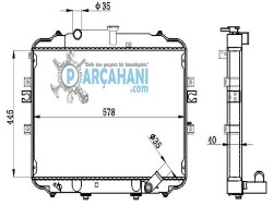 HYUNDAİ H100 KAMYONET SU RADYATÖRÜ 2005 - 2011 / 25310-4F400