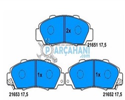 HONDA HRV BALATA ÖN 1999 - 2006 / 06450-S0K-J11