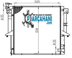 MİTSUBİSHİ L200 SU RADYATÖRÜ 2006 - 2011