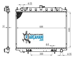 NİSSAN MAXİMA SU RADYATÖRÜ 1994 - 2000