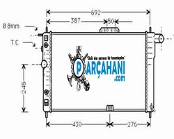 DAEWOO NEXİA SU RADYATÖRÜ OTOMATİK 1995 - 1999