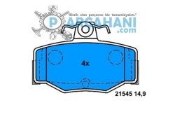 NİSSAN PRİMERA BALATA ÖN 2003 - 2008 / 41060-2F525