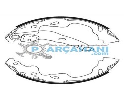 SUZUKİ SPLASH BALATA ARKA 2008 - 2012 / 4241N2
