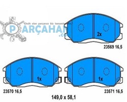 HYUNDAİ STAREX BALATA ÖN 2002 - 2008 / 58101-26A10