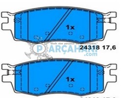 HYUNDAİ İ20 ÖN BALATA DİZEL 2012 - 2015 / 58101-1GA00