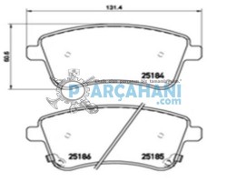 HYUNDAİ İX20 BALATA ÖN 2010 - 2015 / 58101-1PA00