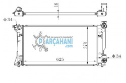TOYOTA AVENSİS SU RADYATÖRÜ 2006 - 2009 / 16400-0R021