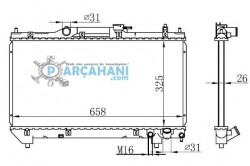 TOYOTA AVENSİS SU RADYATÖRÜ 1998 - 1999 / 16400-0D080