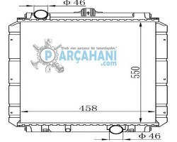 MİTSUBİSHİ CANTER SU RADYATÖRÜ 1986 - 1990 / MC127008