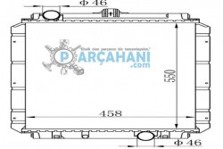 MİTSUBİSHİ CANTER SU RADYATÖRÜ 1990 - 1997 / MC127008