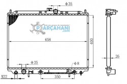 MİTSUBİSHİ CARİSMA SU RADYATÖRÜ OTOMATİK 1996 - 2000 / MB925638